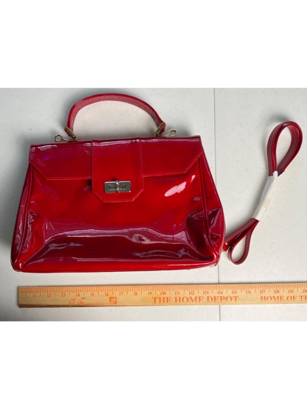 Massimo Zardi Italian Patent Leather Bag - Picture 5 of 15